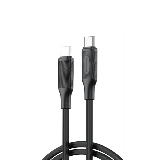 Nowy kabel Encore Energy 2x USB-C przewód PD USB do ładowania i transferu danych 200cm 60W MD-60CC2B