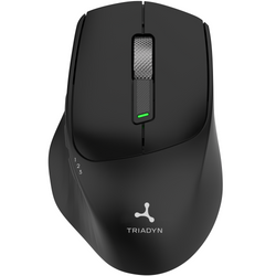 Nowa Bezprzewodowa Mysz Biurowa Triadyn GANYMEDE PRO Bluetooth 2.4 GHz 1600 DPI Czarna