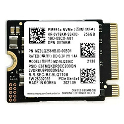 Dysk Samsung PM991a SSD 256GB NVMe M.2 2230