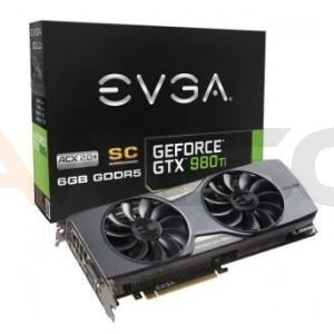 Karta VGA EVGA GTX980 Ti SC GAMING ACX 2.0+ 6GB GDDR5 384bit DVI+HDMI+3xDP PCIe3