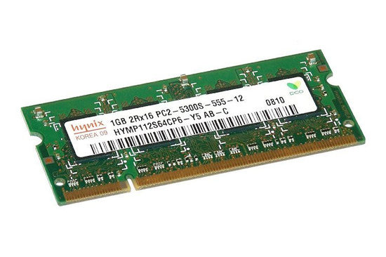 Pamięć RAM HYNIX 1GB DDR2 667MHz PC2-5300S SODIMM Laptop