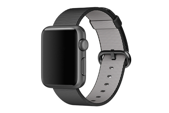 Oryginalny Pasek Apple Watch Woven Nylon Black 38mm w zaplombowanym opakowaniu