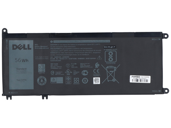 Nowa Oryginalna bateria Dell Chromebook 13 3380 56Wh 7.6V 7000mAh V1P4C