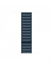 Oryginalny Pasek Apple Watch Leather Link Baltic Blue 40mm M/L