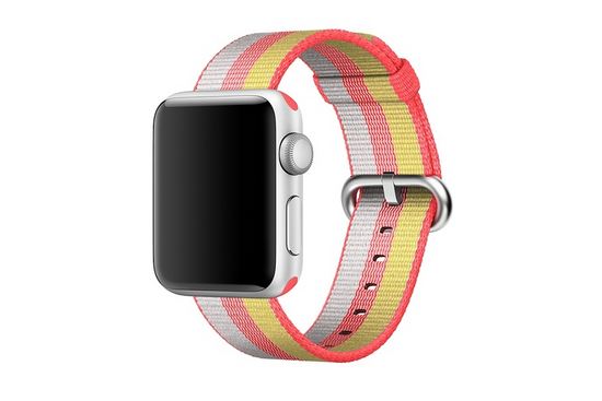 Oryginalny Pasek Apple Watch Woven Nylon Red 38mm w zaplombowanym opakowaniu