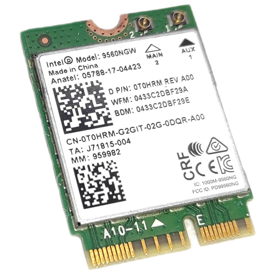 Karta Moduł WiFi Bluetooth WLAN Intel 9560 9560NGW 01AX768 M.2