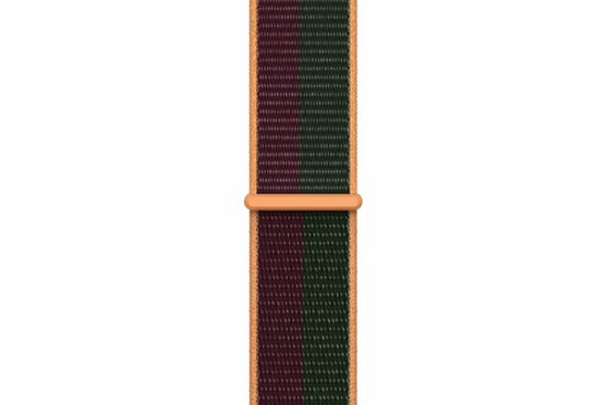 Nowy Pasek Apple Dark Cherry/Forest Green Sport Loop 41mm