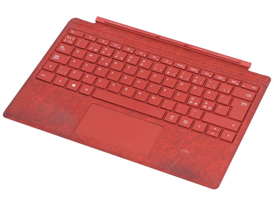 Klawiatura Microsoft Type Cover do Surface Pro 1725 Czerwony Mak