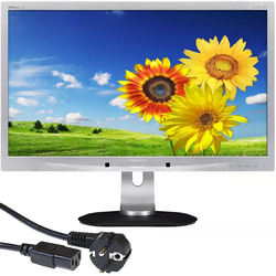 Monitor Philips 241P4Q 24" LED 1920x1080 MVA DisplayPort DVI +Kabel zasilający