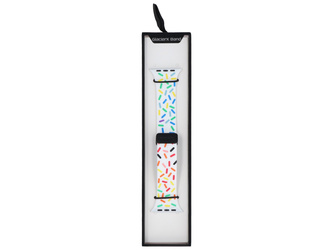 Nowy pasek GlacierX Silicone Magnetic Buckle White Confetti do Apple Watch 42/44/45/49mm Wielokolorowy
