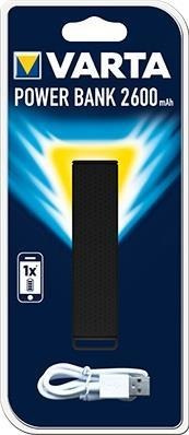 Powerbank VARTA 2600 czarny