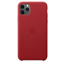 Oryginalne Etui Skórzane Apple iPhone 11 Pro Max Red