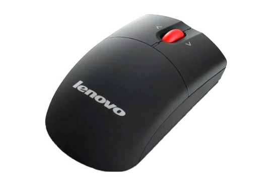 Mysz Bezprzewodowa Lenovo Wireless Laser Mouse MORFFHL Czarna +Odbiornik