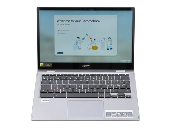 Dotykowy Acer Chromebook R841T S1MN Spin 513 Snapdragon SC7180 8GB 64GB MMC 1920x1080 Chrome OS Klasa A S/N: NXAA5ED00112512A247600