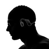 Nowe Wodoodporne Słuchawki Bluetooth z Przewodnictwem Kostnym Occamo SwimBeat na Basen do Pływania IP68 Czarne