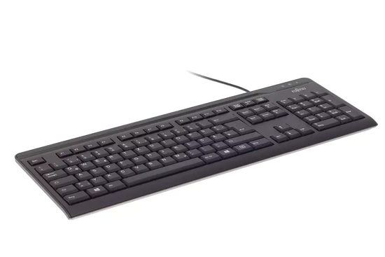 Przewodowa Klawiatura Fujitsu KB410 S26381-H111-A451 USB QWERTZ + Naklejki