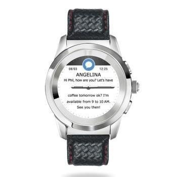 Smartwatch MyKronoz ZeTime PREMIUM PETITE srebrny/carbon