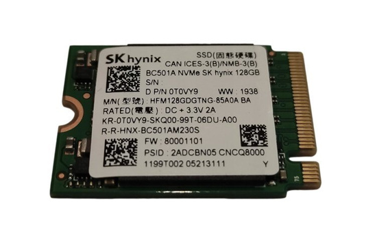 Dysk SK Hynix BC501A 128GB SSD M.2 2230 NVMe 0T0VY9