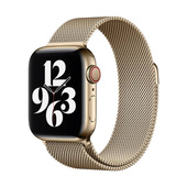 Oryginalny Pasek do Apple Watch Milanese Loop Silver 40mm Stainless Steel Gold