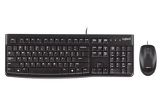 Nowy Zestaw Logitech MK120 Klawiatura + Mysz Przewodowe USB QWERTY