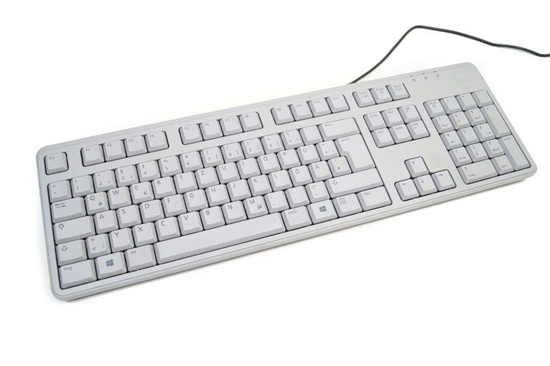 Klawiatura Biurowa Dell KB212 USB QWERTZ/AZERTY Szara