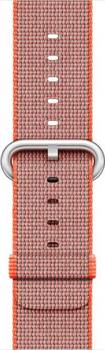 Oryginalny Pasek Apple Watch Woven Nylon Space Orange / Anthracite 42mm w zaplombowanym opakowaniu