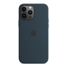 Oryginalne etui silikonowe Apple iPhone 13 Pro Max Abyss Blue