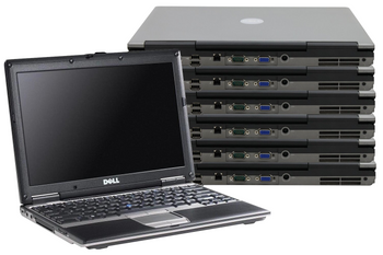 Pakiet 27 szt. Dell Latitude D Series | D400 D500 D600 D800 | Brak RAMu Brak dysku Brak baterii Brak zasilacza