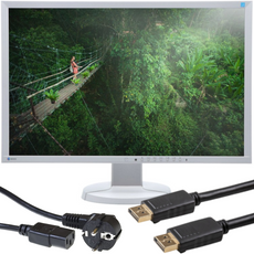 Monitor EIZO FlexScan EV2436W 24" IPS 1920x1200 LED DisplayPort Biały Klasa A +Okablowanie