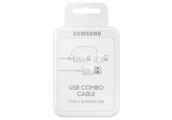 Nowy Kabel Samsung Combo USB - USB-C + Micro USB