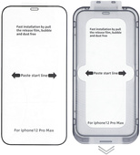 Nowe szkło hartowane do Apple iPhone 12 Pro Max + ramka Easy Kit