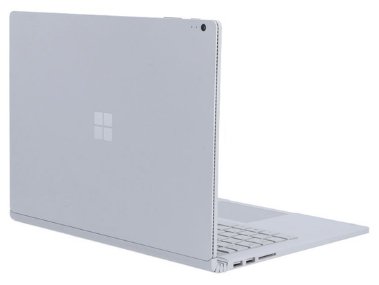 Dotykowy Microsoft Surface Book i5-6300u 8GB 256GB SSD 13,5" 3000x2000 Klasa A Silver Windows 10 Professional
