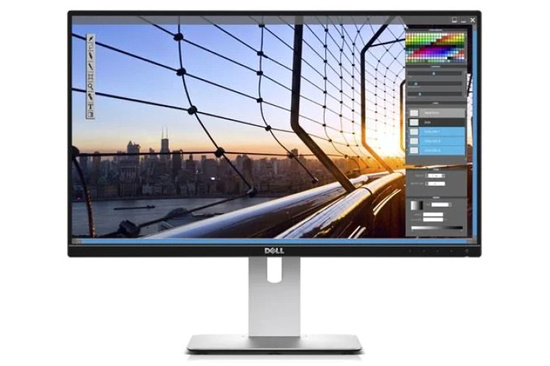 Monitor Dell U2417HWi Bezprzewodowy 24" LED 1920x1080 IPS HDMI USB 3.0 Czarny Klasa A