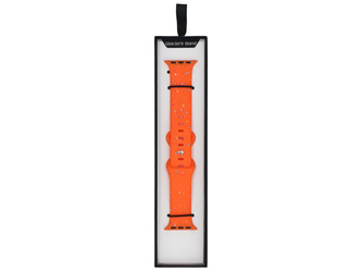 Nowy pasek do smartwatcha GlacierX Silicone Pin&Loop Band Coral Sprinkle do Apple Watch 38/40/41mm Koralowy Pomarańczowy