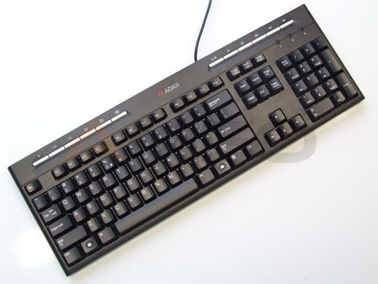 BTC Klawiatura 5309 PS/2 multimedialna slim Adax  - t.p.s.