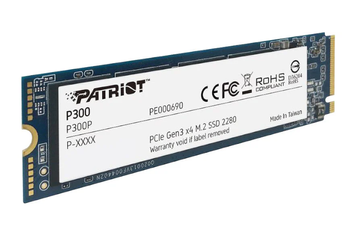 Nowy Dysk SSD Patriot P300 512GB M.2 2280 PCI-E NVMe (1700/1200MBs)