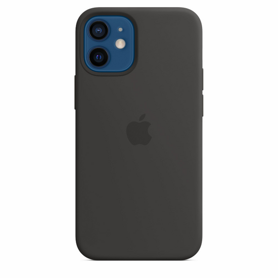 Oryginalne Silikonowe Etui Apple iPhone 12 Mini Black