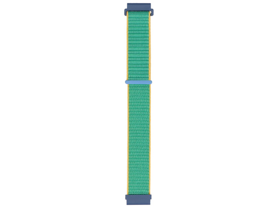Nowy pasek do smartwatcha GlacierX Grip Strap Nylon Crayon Green Jadeitowy + żółty i niebieski 22mm
