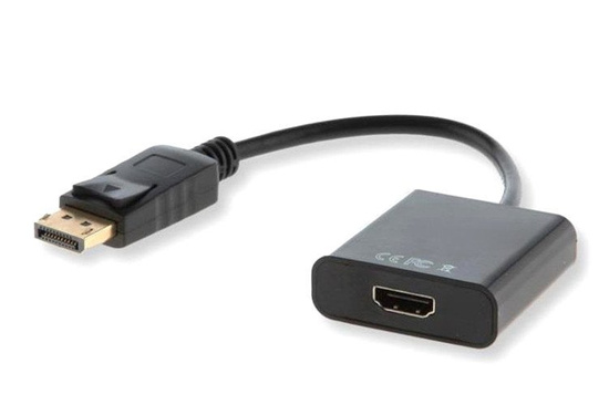 NOWY Adapter SAVIO CL-55/B DisplayPort (M) - HDMI (F) Czarny