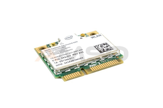 Karta Sieciowa WIFI Intel Centrino Advanced-N 6205 Dual Band 62205ANHMW 0X9JDY Dell