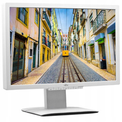 Monitor Fujitsu P24W-6 24" 1920x1200 IPS DisplayPort DVI Biały Klasa A (PZ)
