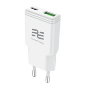 Nowa ładowarka sieciowa SLIM GaN 20W USB-A USB-C QC PD Encore Energy MD-2083ZA
