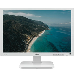 Monitor LG 24MB65PY 24" LED 1920x1200 IPS 5ms DisplayPort Biały Klasa A- (PZ)
