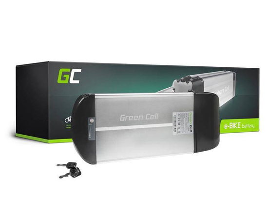 Akumulator Bateria Green Cell Rear Rack 36V 10Ah 360Wh do Roweru Elektrycznego E-Bike Pedelec