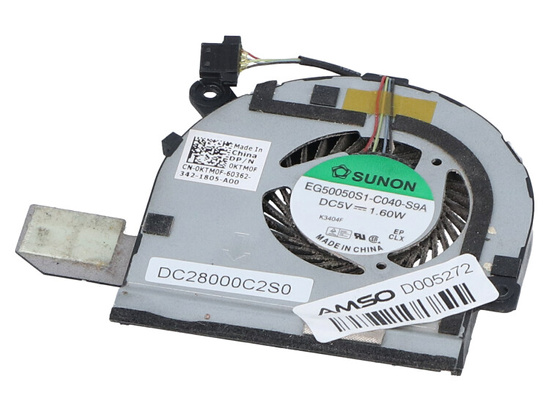 Chłodzenie Wentylator do Dell XPS 12 9Q33 6KMKW U22