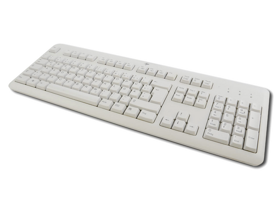 Nowa Klawiatura Biurowa HP KU-1156 USB QWERTY/QWERTZ Szara + naklejki