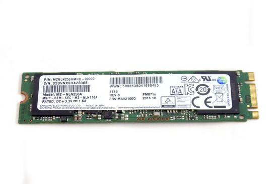 Dysk SSD Samsung PM871a 256GB M.2 2280 540/520MB/s