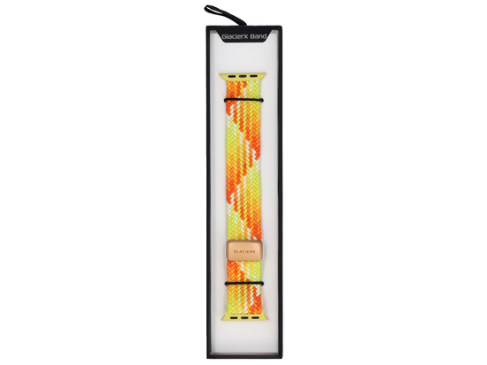 Nowy pasek GlacierX Braided Magnetic Buckle Citrus Candy do Apple Watch 38/40/41mm Cytrusowy