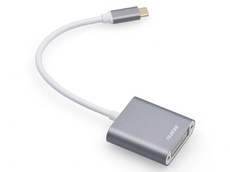 Przejściówka Adapter USB- C na DVI BENFEI 000164grey 124