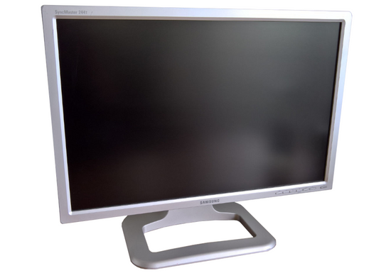 Monitor Samsung SyncMaster 244T 24" 1920x1200 DVI VGA Srebrny Klasa A-